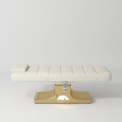 Manufakturo Saphir Version A Creamy – 4-Piece Beauty Studio Set: Luxury Bed, Chair, Lamp & Trolley(Manufakturo Saphir Version A Creamy 4 Piece Beauty Studio Set Luxury Bed Chair Lamp Trolley) -Roxie Cosmetics Shop manufakturo luxury beauty bed electric saphir version a creamy 2