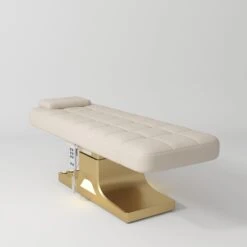 Manufakturo Saphir Version A Light Brown – 4-Piece Beauty Studio Set: Luxury Bed, Chair, Lamp & Trolley(Manufakturo Saphir Version A Light Brown 4 Piece Beauty Studio Set Luxury Bed Chair Lamp Trolley) -Roxie Cosmetics Shop manufakturo luxury beauty bed electric saphir version a light brown 2