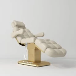 Manufakturo Orielle B Luxury Electric Beauty Bed - Hand & Foot Controls Light Brown(Manufakturo Orielle B Luxury Electric Beauty Bed Hand Foot Controls Light Brown)