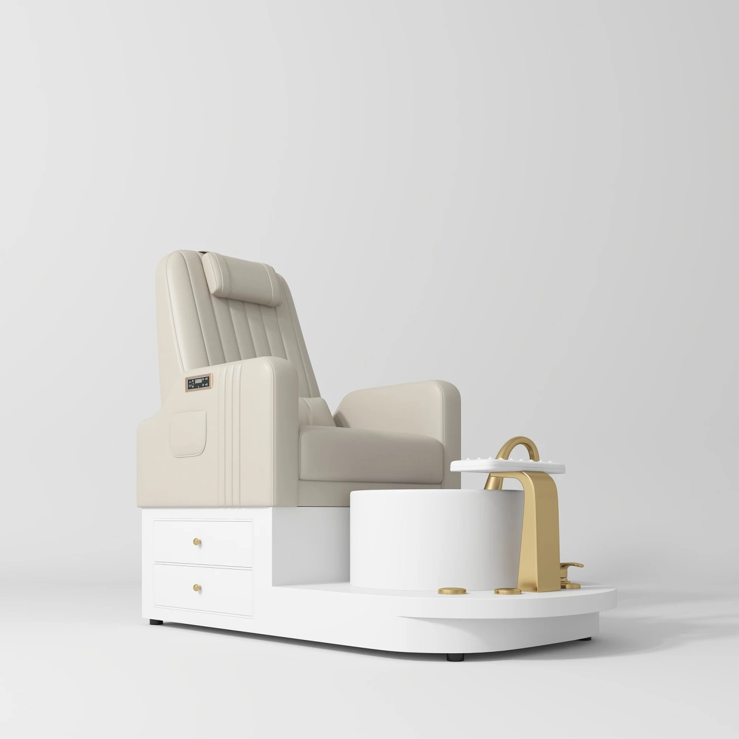 Manufakturo Noémie Cappuccino Luxury Electric Pedicure Chair – Massage Backrest, Gold Tap, USB-C, Ceramic Basin(Manufakturo Noemie Cappuccino Luxury Electric Pedicure Chair Massage Backrest Gold Tap Usb C Ceramic Basin) 3 Manufakturo Noémie Cappuccino Luxury Electric Pedicure Chair – Massage Backrest, Gold Tap, USB-C, Ceramic Basin(Manufakturo Noemie Cappuccino Luxury Electric Pedicure Chair Massage Backrest Gold Tap Usb C Ceramic Basin)