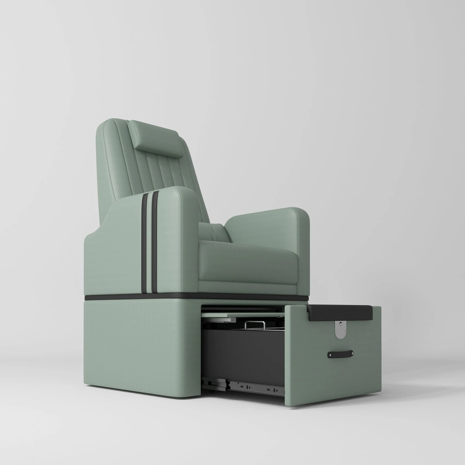 Manufakturo Perle Luxury Pedicure Chair – No Plumbing Required, Leather Upholstery Olive(Manufakturo Perle Luxury Pedicure Chair No Plumbing Required Leather Upholstery Olive) 3 Manufakturo Perle Luxury Pedicure Chair – No Plumbing Required, Leather Upholstery Olive(Manufakturo Perle Luxury Pedicure Chair No Plumbing Required Leather Upholstery Olive)