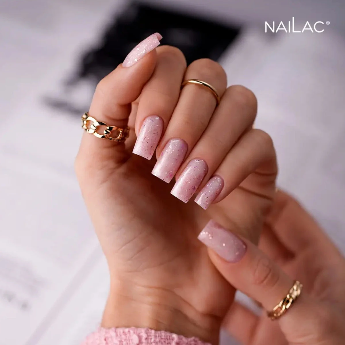 NaiLac Hybrid UV/LED Glammy Rubber Base Milk & Purple(Nailac Hybrid Uv Led Glammy Rubber Base Milk Purple) 4 NaiLac Hybrid UV/LED Glammy Rubber Base Milk & Purple(Nailac Hybrid Uv Led Glammy Rubber Base Milk Purple) - Image 2