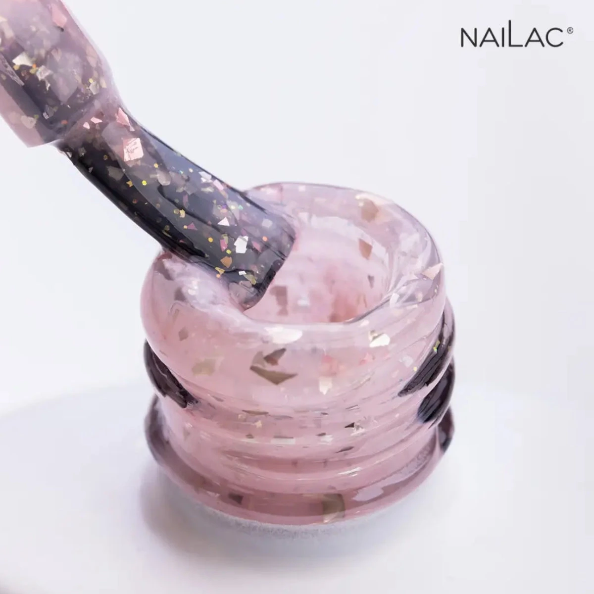 NaiLac Hybrid UV/LED Glammy Rubber Base Powder & Rouge(Nailac Hybrid Uv Led Glammy Rubber Base Powder Rouge) 5 NaiLac Hybrid UV/LED Glammy Rubber Base Powder & Rouge(Nailac Hybrid Uv Led Glammy Rubber Base Powder Rouge) - Image 3
