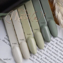 Nailac UV/LED Gel Polish It's A Match(a)! Set(Nailac Uv Led Gel Polish Its A Matcha Set) -Roxie Cosmetics Shop nailac its a match a set uv led gel polish swatch roxie cosmetics