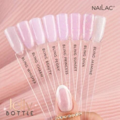 Nailac Jelly Bottle Gel Bling Princess(Nailac Jelly Bottle Gel Bling Princess) -Roxie Cosmetics Shop nailac jelly bottle gel bling princess nails collection roxie cosmetics