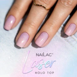 NaiLac Hybrid UV/LED Top Laser Holo(Nailac Hybrid Uv Led Top Laser Holo) -Roxie Cosmetics Shop nailac laser holo top uv led nails