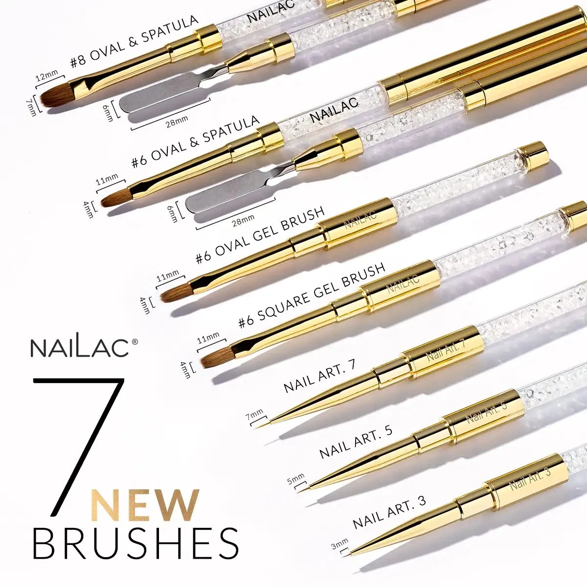 NaiLac #6 Square Gel Brush(Nailac 6 Square Gel Brush) 4 NaiLac #6 Square Gel Brush(Nailac 6 Square Gel Brush) - Image 2