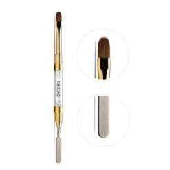 NaiLac #8 Oval & Spatula Brush(Nailac 8 Oval Spatula Brush)