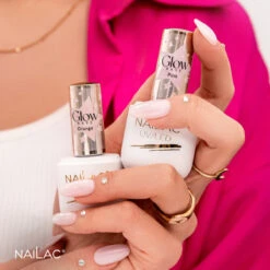 NaiLac Hybrid UV/LED Rubber Base Glow Orange(Nailac Hybrid Uv Led Rubber Base Glow Orange) -Roxie Cosmetics Shop nailac nails base hema free rubber base glow base orange nails styling roxie cosmetics