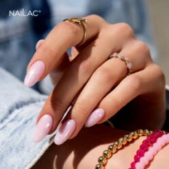 NaiLac Hybrid UV/LED Rubber Base Glow Pink(Nailac Hybrid Uv Led Rubber Base Glow Pink) -Roxie Cosmetics Shop nailac nails base hema free rubber base glow base pink nails styling roxie cosmetics