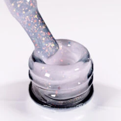 NaiLac Hybrid UV/LED Rubber Base Glow Vanilla(Nailac Hybrid Uv Led Rubber Base Glow Vanilla) -Roxie Cosmetics Shop nailac nails base hema free rubber base glow base vanilla inside swatch roxie cosmetics