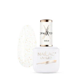 NaiLac Hybrid UV/LED Top OpalX Gold(Nailac Hybrid Uv Led Top Opalx Gold)