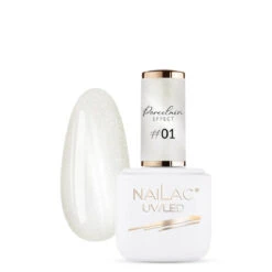 Nailac UV/LED Gel Nail Polish Porcelain Effect 01(Nailac Uv Led Gel Nail Polish Porcelain Effect 01)