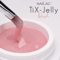 NaiLac TiX-Jelly Nail Builder UV/LED Blush(Nailac Tix Jelly Nail Builder Uv Led Blush) -Roxie Cosmetics Shop nailac tix jelly blush nails gel