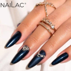 NaiLac UV/LED Gel Nail Polish 031(Nailac Uv Led Gel Nail Polish 031) -Roxie Cosmetics Shop nailac uv led hybrid gel nail polish 031 navy glitter nails styling