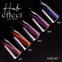 NaiLac UV/LED Gel Nail Polish Halo Effect Cat Eye 05(Nailac Uv Led Gel Nail Polish Halo Effect Cat Eye 05) 12 NaiLac UV/LED Gel Nail Polish Halo Effect Cat Eye 05(Nailac Uv Led Gel Nail Polish Halo Effect Cat Eye 05) -Roxie Cosmetics Shop nailac uv led hybrid gel nail polish 05 halo effect cat eye series roxie cosmetics