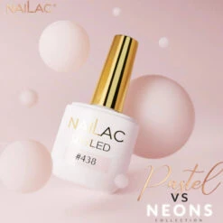 NaiLac UV/LED Gel Nail Polish 438(Nailac Uv Led Gel Nail Polish 438) -Roxie Cosmetics Shop nailac uv led hybrid gel nail polish 438 pastel neon nails styling