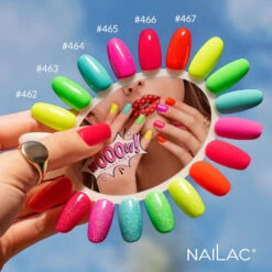 NaiLac UV/LED Gel Nail Polish 464(Nailac Uv Led Gel Nail Polish 464) 8 NaiLac UV/LED Gel Nail Polish 464(Nailac Uv Led Gel Nail Polish 464) -Roxie Cosmetics Shop nailac uv led hybrid gel nail polish 464 pink woow collection swatch