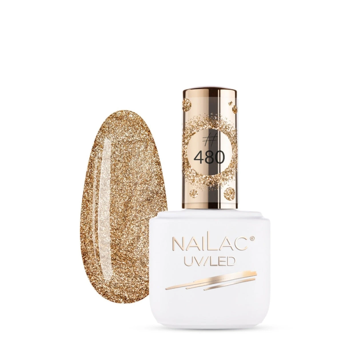 NaiLac UV/LED Gel Nail Polish 480(Nailac Uv Led Gel Nail Polish 480) 3 NaiLac UV/LED Gel Nail Polish 480(Nailac Uv Led Gel Nail Polish 480)