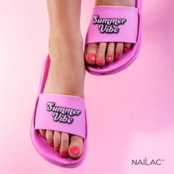 NaiLac UV/LED Gel Nail Polish 483(Nailac Uv Led Gel Nail Polish 483) -Roxie Cosmetics Shop nailac uv led hybrid gel nail polish 483 pink nail pedicure