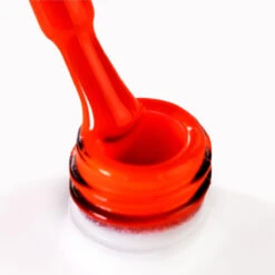 NaiLac UV/LED Gel Nail Polish 484(Nailac Uv Led Gel Nail Polish 484) -Roxie Cosmetics Shop nailac uv led hybrid gel nail polish 484 red nails swatch