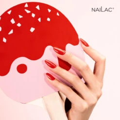 NaiLac UV/LED Gel Nail Polish 485(Nailac Uv Led Gel Nail Polish 485) 16 NaiLac UV/LED Gel Nail Polish 485(Nailac Uv Led Gel Nail Polish 485) -Roxie Cosmetics Shop nailac uv led hybrid gel nail polish 485 red Nails