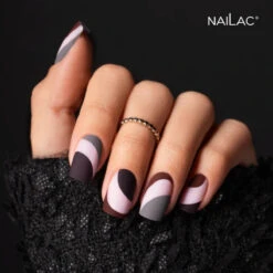 NaiLac UV/LED Gel Nail Polish 499(Nailac Uv Led Gel Nail Polish 499) -Roxie Cosmetics Shop nailac uv led hybrid gel nail polish 499 brown nail styling roxie cosmetics
