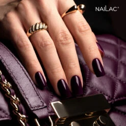 NaiLac UV/LED Gel Nail Polish 500(Nailac Uv Led Gel Nail Polish 500) -Roxie Cosmetics Shop nailac uv led hybrid gel nail polish 500 purple nails roxie cosmetics