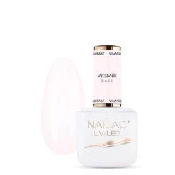 NaiLac Hybrid UV/LED VitaMilk Base(Nailac Hybrid Uv Led Vitamilk Base)