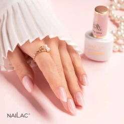 Nailac Jelly Bottle Gel Bling Lolita(Nailac Jelly Bottle Gel Bling Lolita) -Roxie Cosmetics Shop nailac uv led jelly bottle base bling lolita nail styling roxie cosmetics