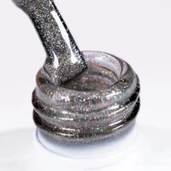 NaiLac Hybrid UV/LED Top Laser Holo Rose Gold(Nailac Hybrid Uv Led Top Laser Holo Rose Gold) -Roxie Cosmetics Shop nailac uv led nail top laser holo rose gold 7ml