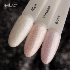 NaiLac Hybrid UV/LED Rubber Base Rich(Nailac Hybrid Uv Led Rubber Base Rich) -Roxie Cosmetics Shop nailac uv led rubber base rich nails rollection roxie cosmetics