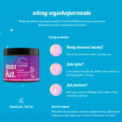 OnlyBio Hair Balance High Porosity Hair Mask(Onlybio Hair Balance High Porosity Hair Mask) -Roxie Cosmetics Shop onlybio high porosity hair mask vegan 400ml