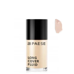 Paese Long Cover Fluid Coverage Foundation(Paese Long Cover Fluid Coverage Foundation) -Roxie Cosmetics Shop paese long cover fluid face makeup coverage foundation 00 porcelain