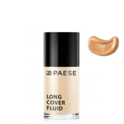 Paese Long Cover Fluid Coverage Foundation(Paese Long Cover Fluid Coverage Foundation) -Roxie Cosmetics Shop paese long cover fluid face makeup coverage foundation 2 5 warm beige
