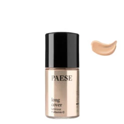 Paese Long Cover Luminous & Vitamin C Foundation(Paese Long Cover Luminous Vitamin C Foundation) -Roxie Cosmetics Shop paese long cover luminous face makeup foundation 1n light beige