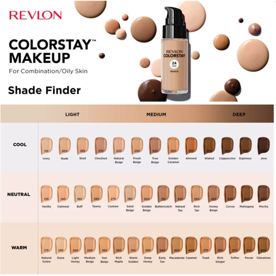 Revlon ColorStay Foundation Combination & Oily Skin SPF15(Revlon Colorstay Foundation Combination Oily Skin Spf15) 4 Revlon ColorStay Foundation Combination & Oily Skin SPF15(Revlon Colorstay Foundation Combination Oily Skin Spf15) - Image 2