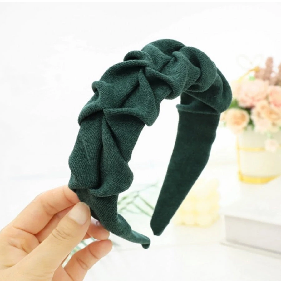 Roxie Collection Bottle Green Crinkle Headband(Roxie Collection Bottle Green Crinkle Headband) 5 Roxie Collection Bottle Green Crinkle Headband(Roxie Collection Bottle Green Crinkle Headband) - Image 3