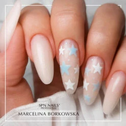 SPN Nails Acryl-O!-Gel Acrylic Gel Marshmallove(Spn Nails Acryl O Gel Acrylic Gel Marshmallove) -Roxie Cosmetics Shop spn acryl o gel acrylic gel marshmallove shown on nails2