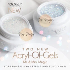SPN Nails Acryl-O!-Gel Acrylic Gel Mr. Magic(Spn Nails Acryl O Gel Acrylic Gel Mr Magic) -Roxie Cosmetics Shop spn acryl o gel acrylic gel mr magic info 20g roxie cosmetics