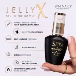 SPN Nails Jellyx UV/LED Gel Nail Polish Milk It!(Spn Nails Jellyx Uv Led Gel Nail Polish Milk It) -Roxie Cosmetics Shop spn jellyx features 00022afa ac1f 4dac 8e13 56f961718853
