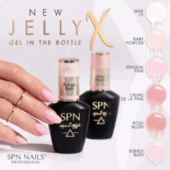 SPN Nails Jellyx UV/LED Gel Nail Polish Rose Blush(Spn Nails Jellyx Uv Led Gel Nail Polish Rose Blush) -Roxie Cosmetics Shop spn jellyx shades 6a63c3b5 5742 45a0 8891 f7127bc0cb1f
