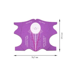 SPN Nails Salon Nail Forms(Spn Nails Salon Nail Forms) -Roxie Cosmetics Shop spn nail forms 500pcs measure