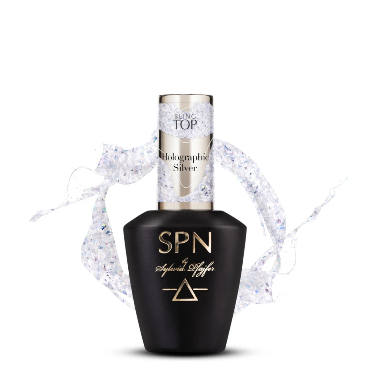 SPN Nails UV LaQ Bling Top Holographic Silver(Spn Nails Uv Laq Bling Top Holographic Silver) 3 SPN Nails UV LaQ Bling Top Holographic Silver(Spn Nails Uv Laq Bling Top Holographic Silver)