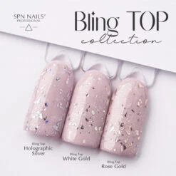 SPN Nails UV LaQ Bling Top Rose Gold(Spn Nails Uv Laq Bling Top Rose Gold) 15 SPN Nails UV LaQ Bling Top Rose Gold(Spn Nails Uv Laq Bling Top Rose Gold) -Roxie Cosmetics Shop spn nails bling top rose gold uv laq tops collection