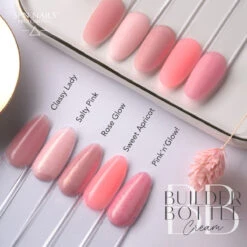 SPN Nails Builder Bottle Cream Rose Glow(Spn Nails Builder Bottle Cream Rose Glow) -Roxie Cosmetics Shop spn nails builder bottle gel cream vegan rose glow collection roxie cosmetics