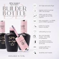 SPN Nails Builder Bottle Innocent(Spn Nails Builder Bottle Innocent) -Roxie Cosmetics Shop spn nails builder bottle gel innocent 10ml info