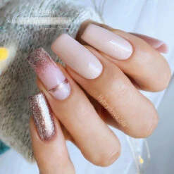 SPN Nails Metal Gel No.4 Rose Gold(Spn Nails Metal Gel No 4 Rose Gold) -Roxie Cosmetics Shop spn nails glitter gel no4 rose gold glitter nails styling roxie cosmetics