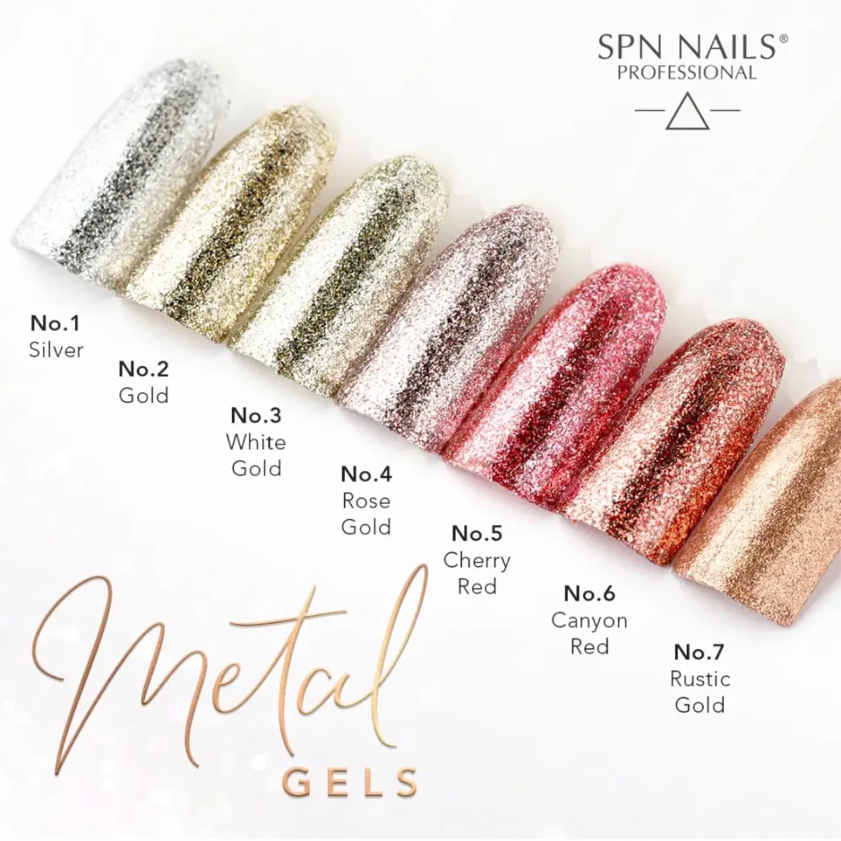 SPN Nails Metal Gel No.5 Cherry Red(Spn Nails Metal Gel No 5 Cherry Red) 6 SPN Nails Metal Gel No.5 Cherry Red(Spn Nails Metal Gel No 5 Cherry Red) - Image 4