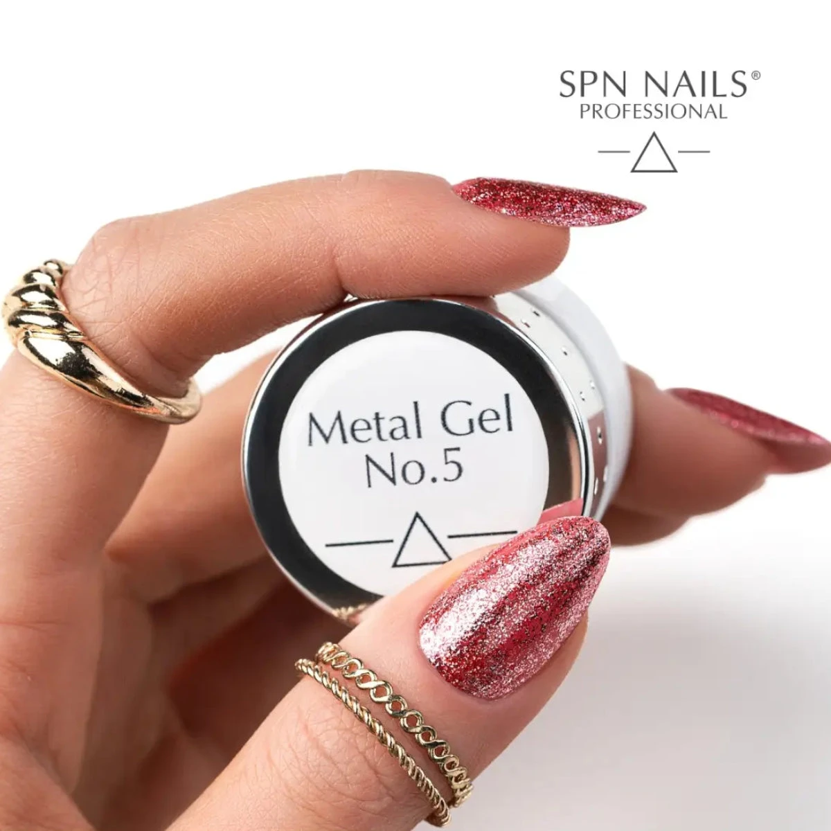 SPN Nails Metal Gel No.5 Cherry Red(Spn Nails Metal Gel No 5 Cherry Red) 4 SPN Nails Metal Gel No.5 Cherry Red(Spn Nails Metal Gel No 5 Cherry Red) - Image 2